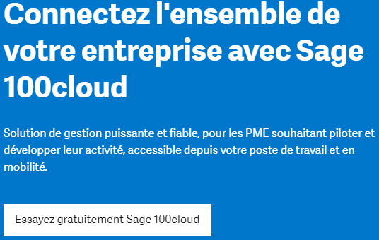 test gratuit de Sage 100 cloud gestion commerciale et comptabilité